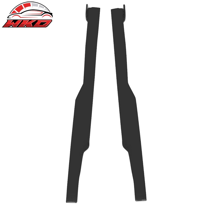 Fits 12-23 Dodge Charger SRT Side Skirts Extension Rocker Panel PP - Gloss Black