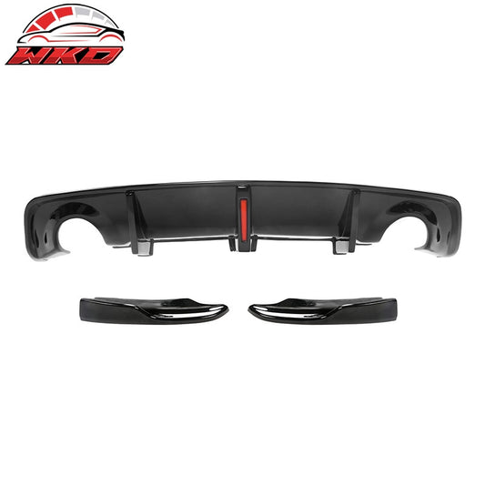 Wholesale 20-23 Charger SRT Widebody Gloss Black Rear Diffuser Lip + Apron Spats - PP