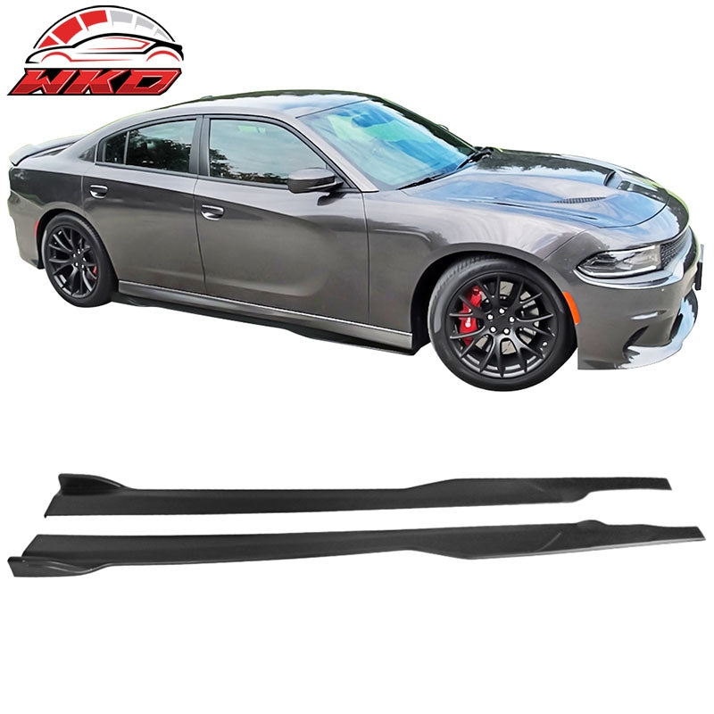 Wholesale 12-23 Dodge Charger 86.5" V1 Side Skirts Extension Rocker Panels Pair - PP