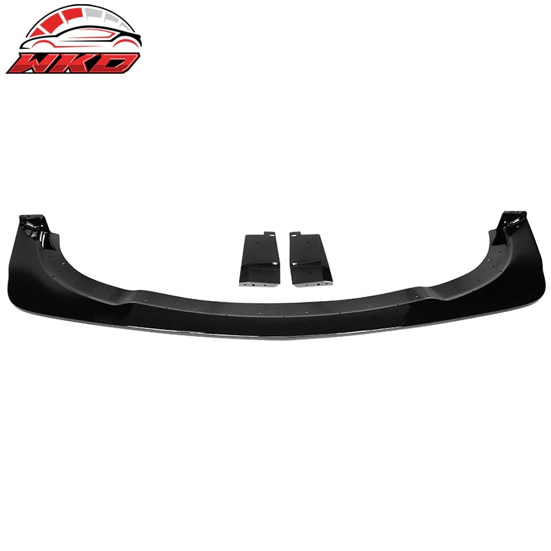 Fits 15-23 Dodge Charger Widebody Style Gloss Front Bumper Lip + Fender Flares