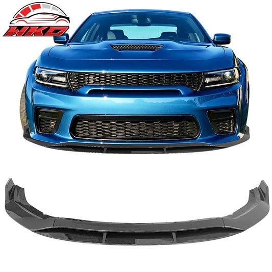 Wholesale 20-23 Charger Widebody IKON V2 Carbon Fiber Print Front Bumper Lip ABS 4PCS