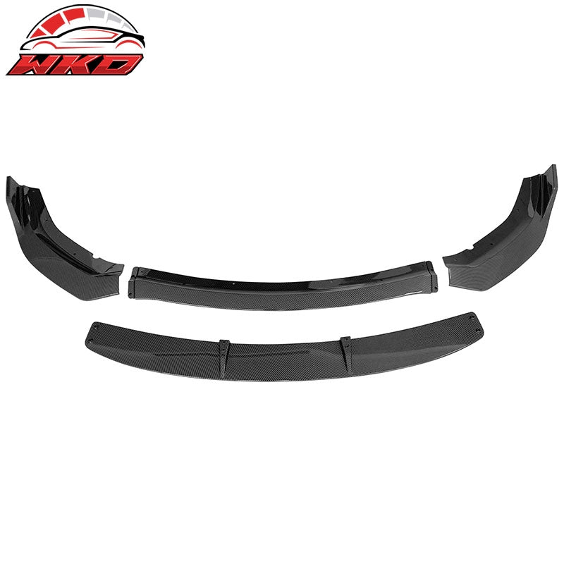 Wholesale 20-23 Charger Widebody IKON V2 Carbon Fiber Print Front Bumper Lip ABS 4PCS - Wikond Auto