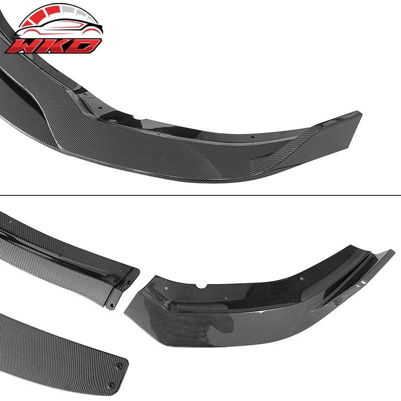 Wholesale 20-23 Charger Widebody IKON V2 Carbon Fiber Print Front Bumper Lip ABS 4PCS - Wikond Auto