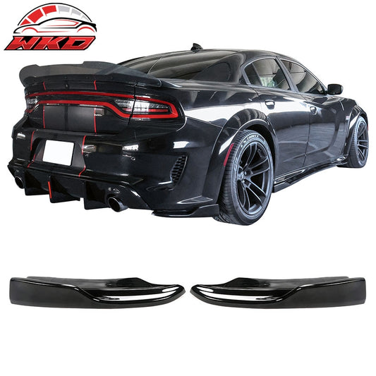 Wholesale 20-23 Charger Widebody Rear Bumper Side Apron Spat Valance Gloss Black - PP