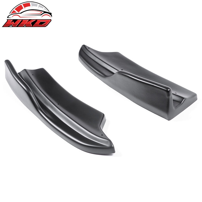 Fits 20-23 Charger Widebody Rear Bumper Side Apron Spat Valance Matte Black - PP