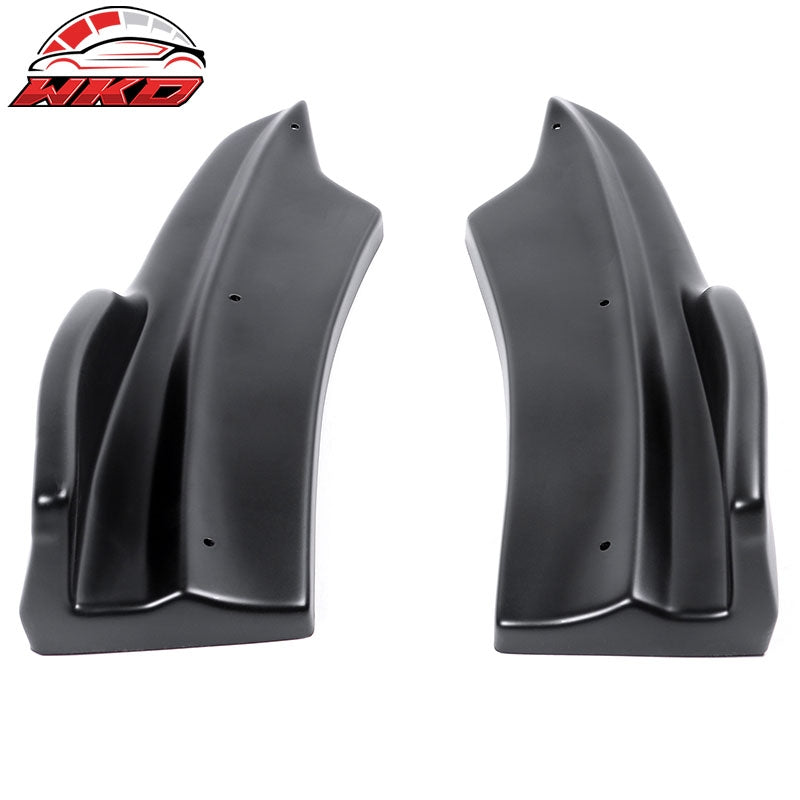 Fits 20-23 Charger Widebody Rear Bumper Side Apron Spat Valance Matte Black - PP