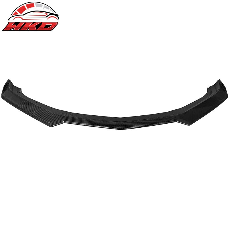 For 16-24 Chevrolet Camaro Front Bumper Lip 1LE Style Spoiler Carbon Fiber Print