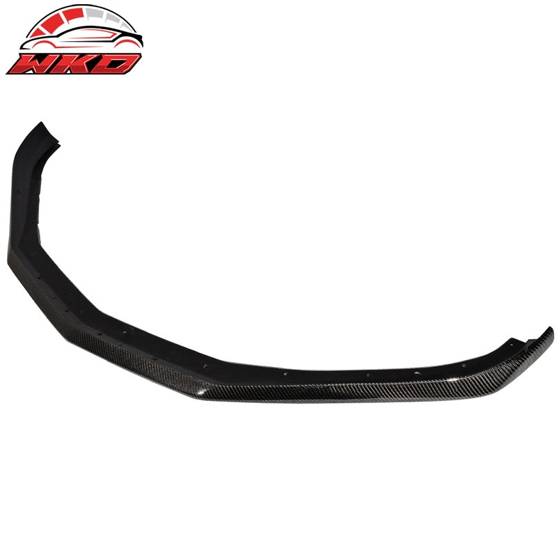 Fits 16-18 Chevrolet Camaro LT OE Style Carbon Fiber Front Bumper Lip Spoiler CF