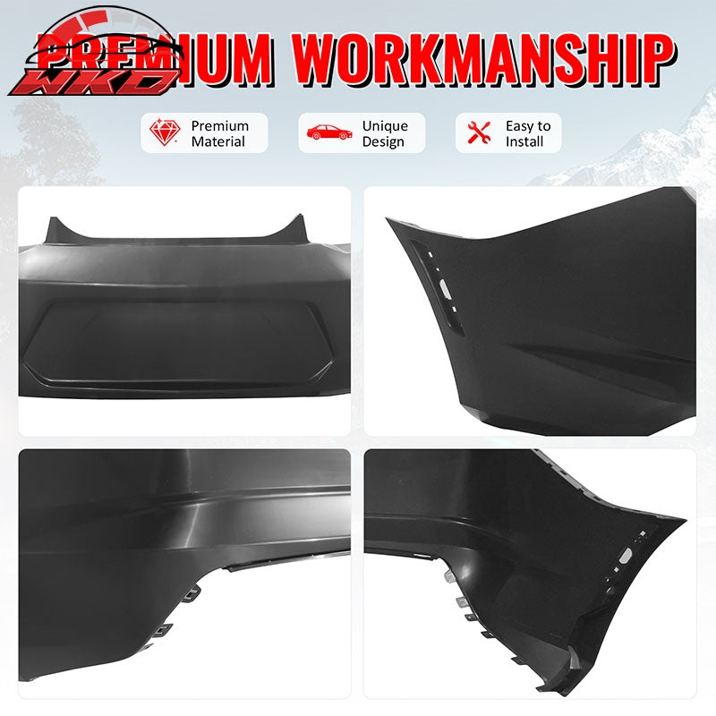 Fits 19-24 Chevrolet Camaro OE Style Rear Bumper Cover Conversion Replacement PP