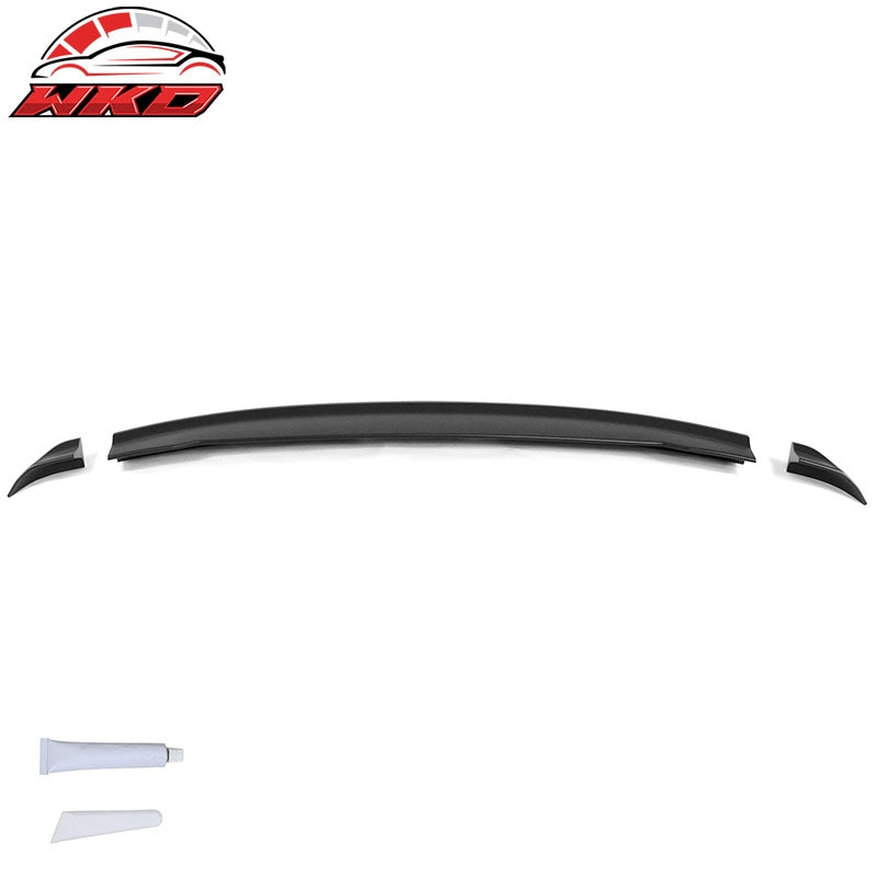 Fits 16-24 Chevrolet Camaro OE Style Rear Trunk Spoiler Wing Lip 3PC Matte Black