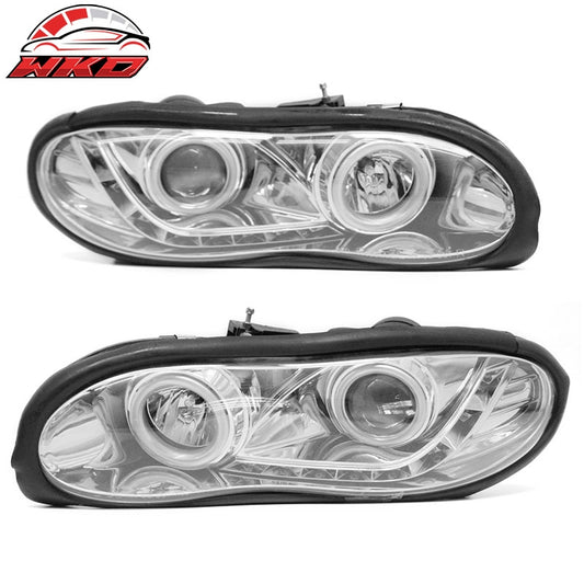 Wholesale 98-02 Chevrolet Camaro R8 Style Front Headlights Headlamps W/Clear Lens