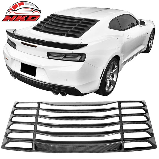 Wholesale 16-24 Chevrolet Camaro Rear Window Louver Sun Shade Vent Carbon Fiber Print