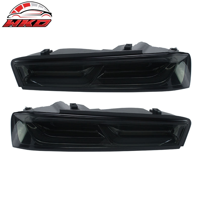 Wholesale 16-18 Chevy Camaro Sequential Turn Signal LED Tail Lights 2PC - Smoke