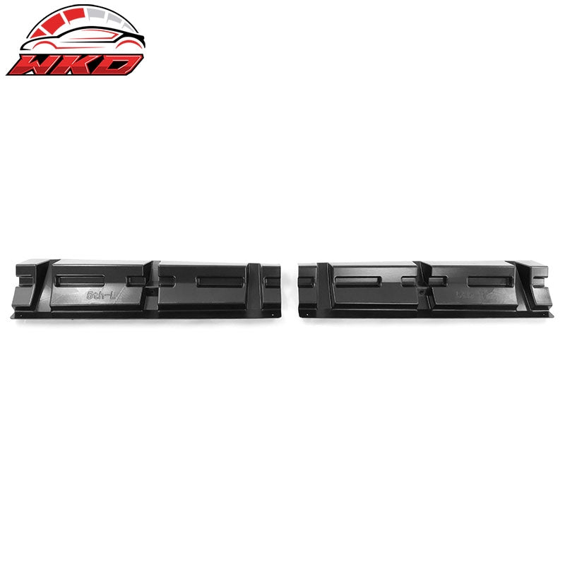 Fits 10-15 Chevrolet Camaro IKON V3 Style 4PCS Side Skirts Panel PP Gloss Black