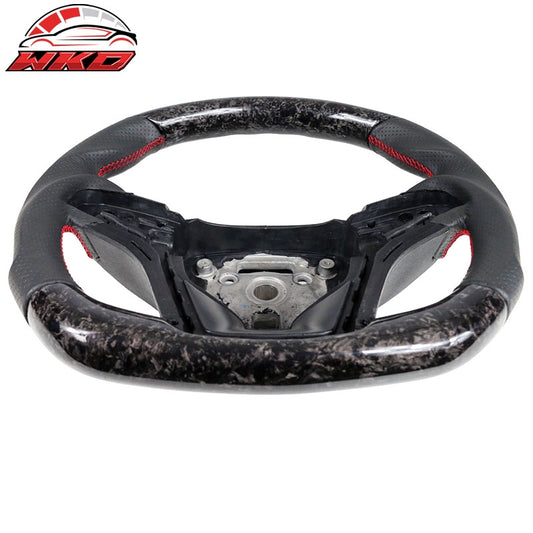 Wholesale  12-15 Chevy Camaro Steering Wheel Forged Carbon Fiber Leather