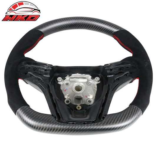Wholesale 12-15 Camaro Steering Wheel Matte Carbon Fiber Alcantara