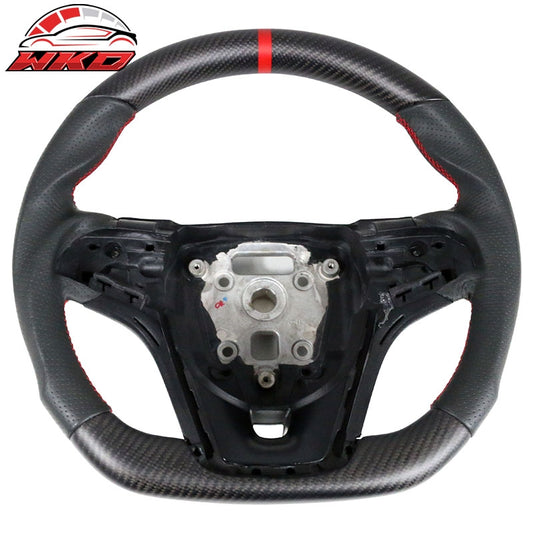 Wholesale  12-15 Chevy Camaro Steering Wheel Matte Carbon Fiber Leather