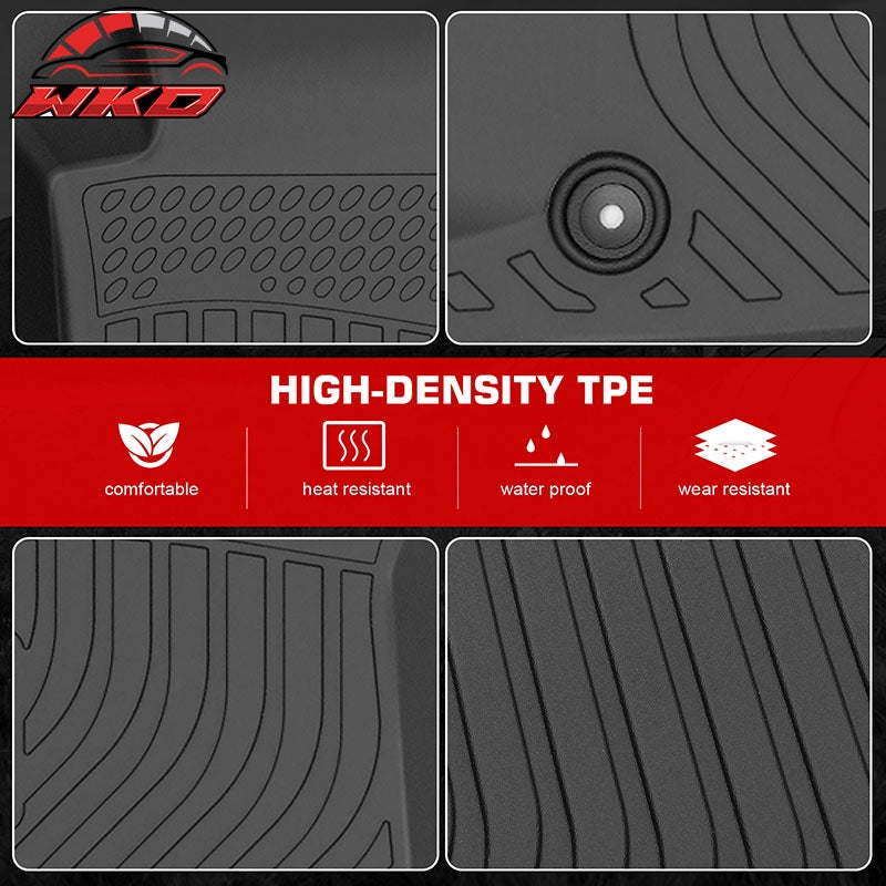 Wholesale 10-15 Chevrolet Camaro TPE All Weather 3D Floor Mats Cargo Liner Carpets - Wikond Auto