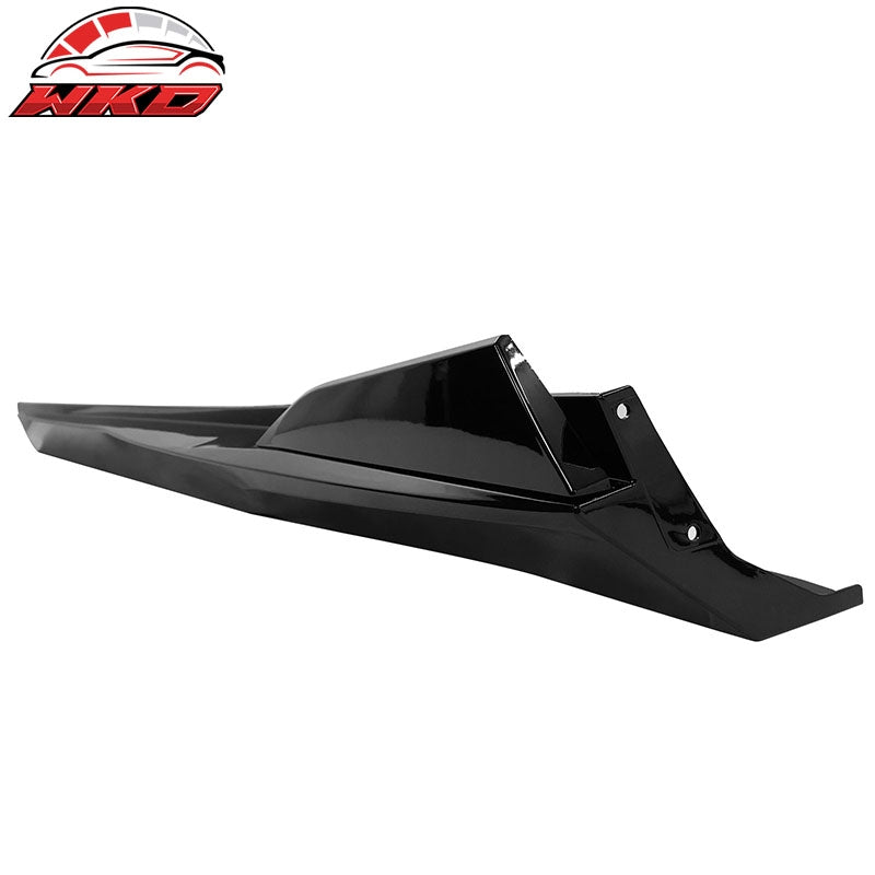 Fits 10-15 Chevrolet Camaro V2 Side Skirts Extension Rocker Panel Gloss Black PP