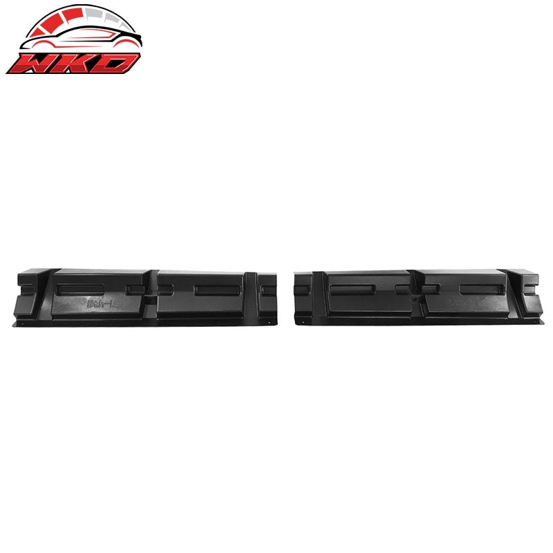 Fits 10-15 Chevrolet Camaro V2 Side Skirts Extension Rocker Panel Gloss Black PP