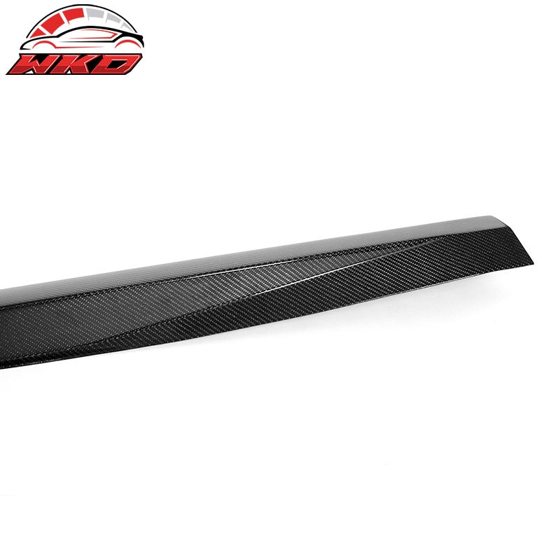 Fits 16-24 Chevrolet Camaro ZL1 Style 2PCS Side Skirts Panel Matte Carbon Fiber