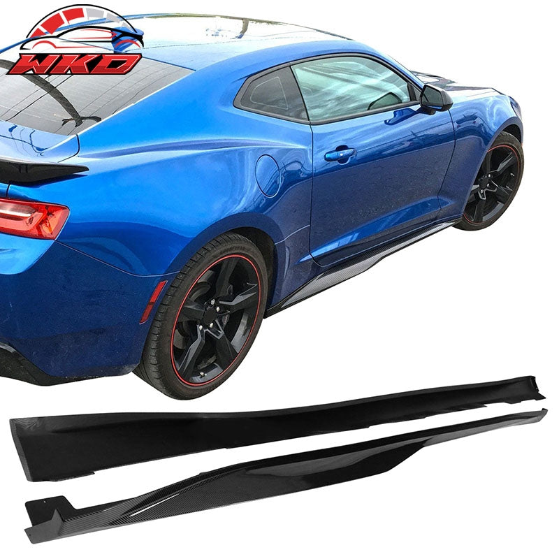 Wholesale 16-24 Chevrolet Camaro ZL1 Style Side Skirts Carbon Fiber Print