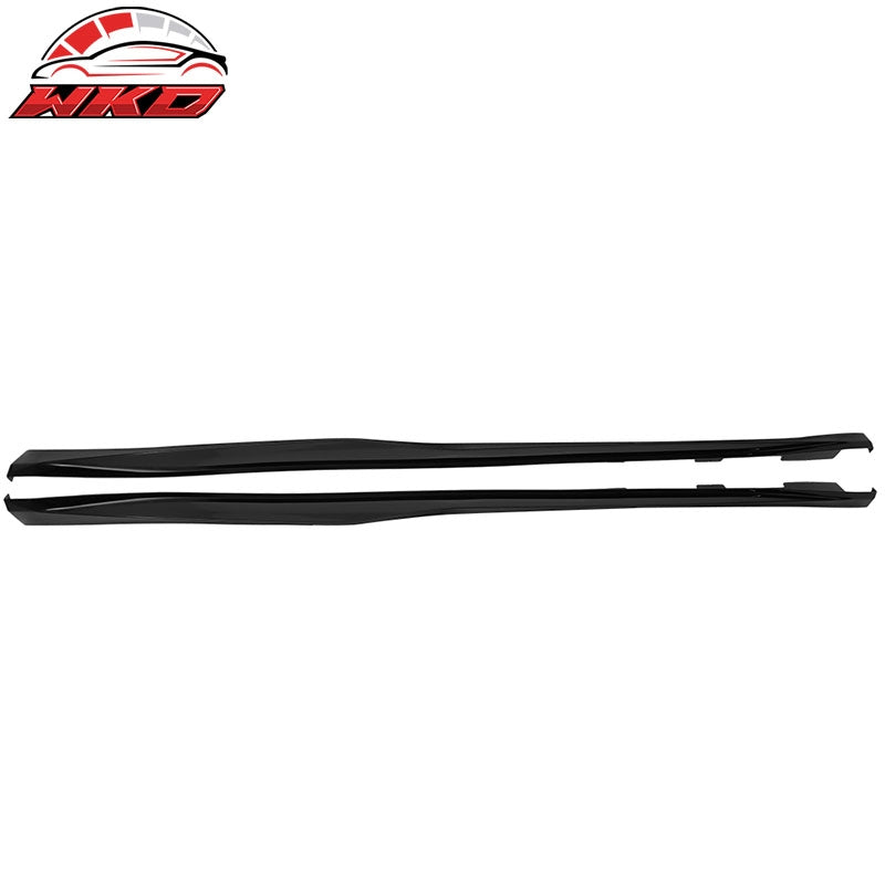 Fits 16-24 Chevrolet Camaro ZL1 Style Side Skirts Polypropylene Gloss Black