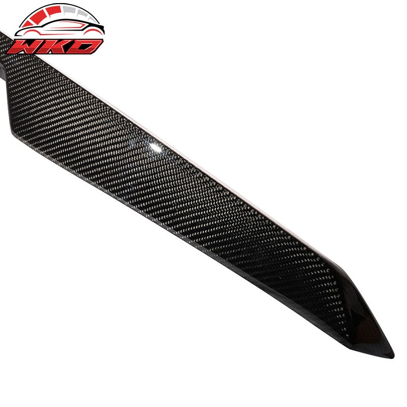 Fits 14-19 Chevrolet Corvette C7 Rear Trunk Lid Spoiler Wing Lip Carbon Fiber CF