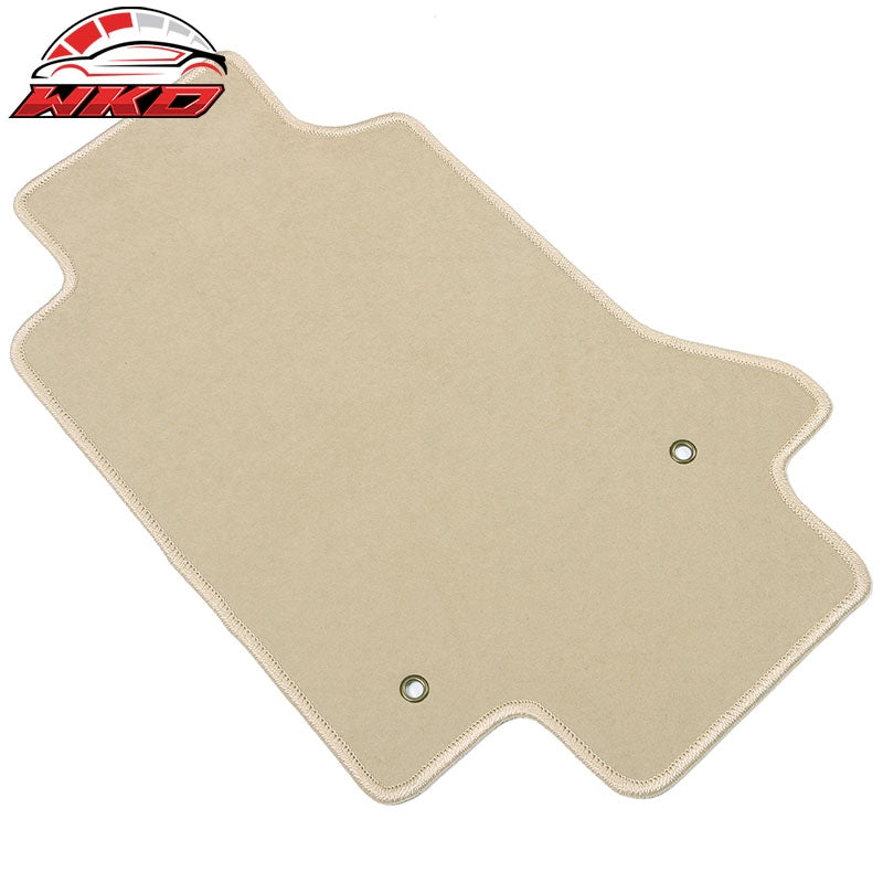 Fits 97-04 Chevrolet Corvette Car Floor Mats Liner Nylon Beige Cargo Carpets 2PC