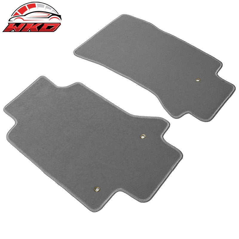 Fits 97-04 Chevrolet Corvette Car Floor Mats Liner Nylon Gray Cargo Carpets 2PC