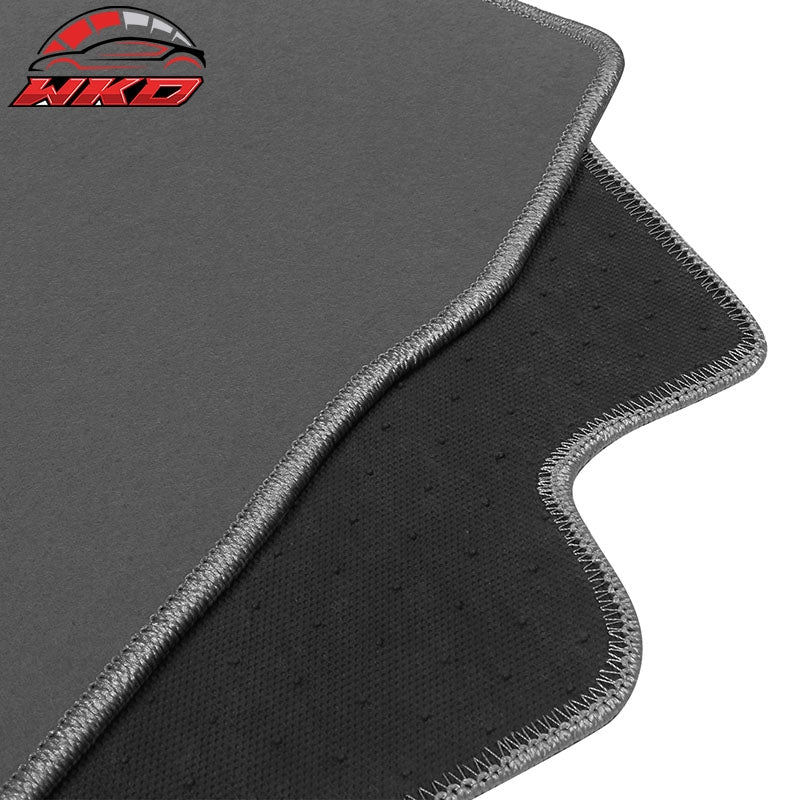 Fits 97-04 Chevrolet Corvette Car Floor Mats Liner Nylon Gray Cargo Carpets 2PC