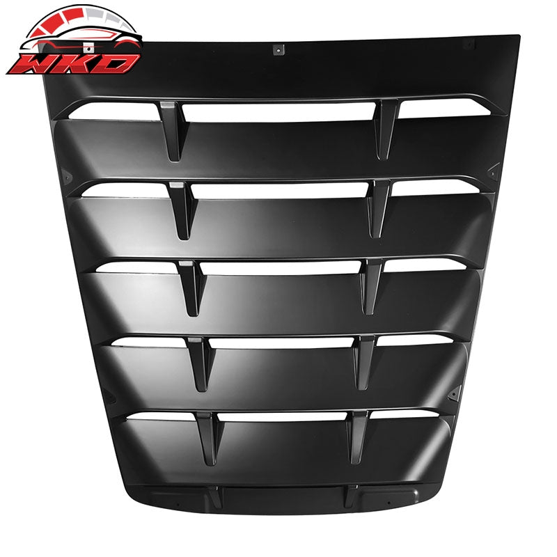 Fits 14-19 Chevrolet Corvette C7 Rear Window Louver Cover Scoop ABS Matte Black