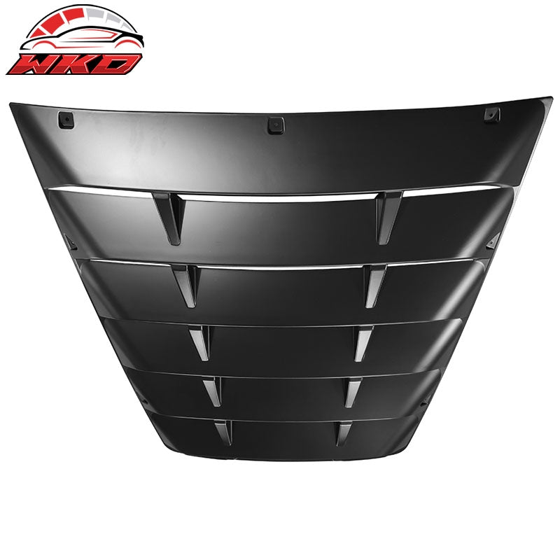 Fits 14-19 Chevrolet Corvette C7 Rear Window Louver Cover Scoop ABS Matte Black