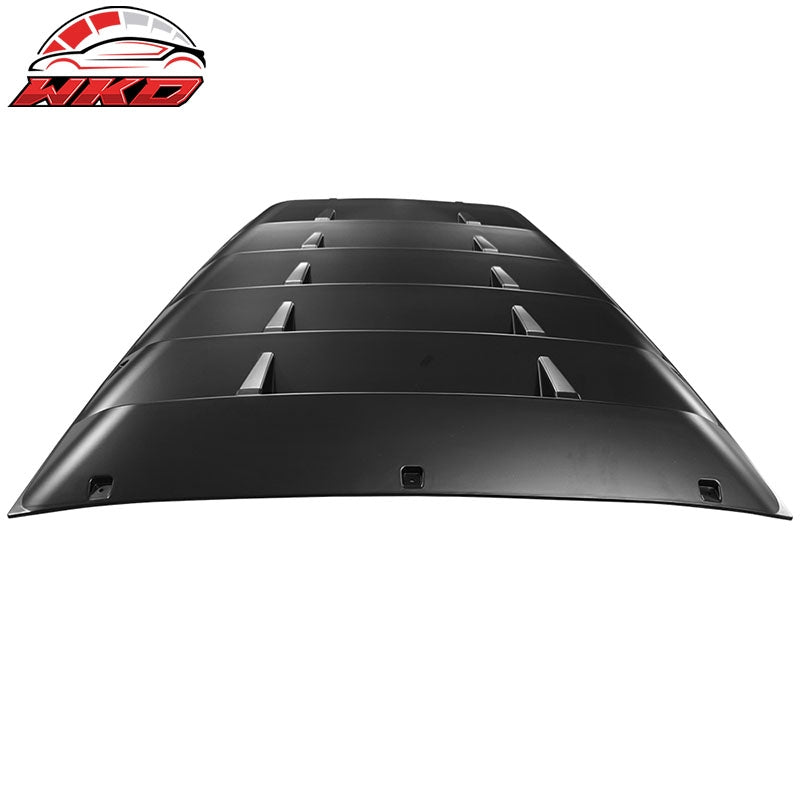 Fits 14-19 Chevrolet Corvette C7 Rear Window Louver Cover Scoop ABS Matte Black
