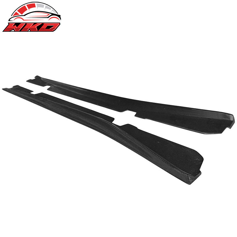 Wholesale 14-19 Chevrolet Corvette C7 ST Style Side Skirts 2PC - Matte Carbon Fiber