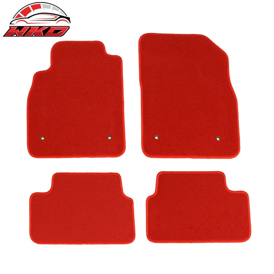 Wholesale 08-16 Chevrolet Cruze Floor Mats Nylon Red Non-Slip Auto Carpets 4PC Set