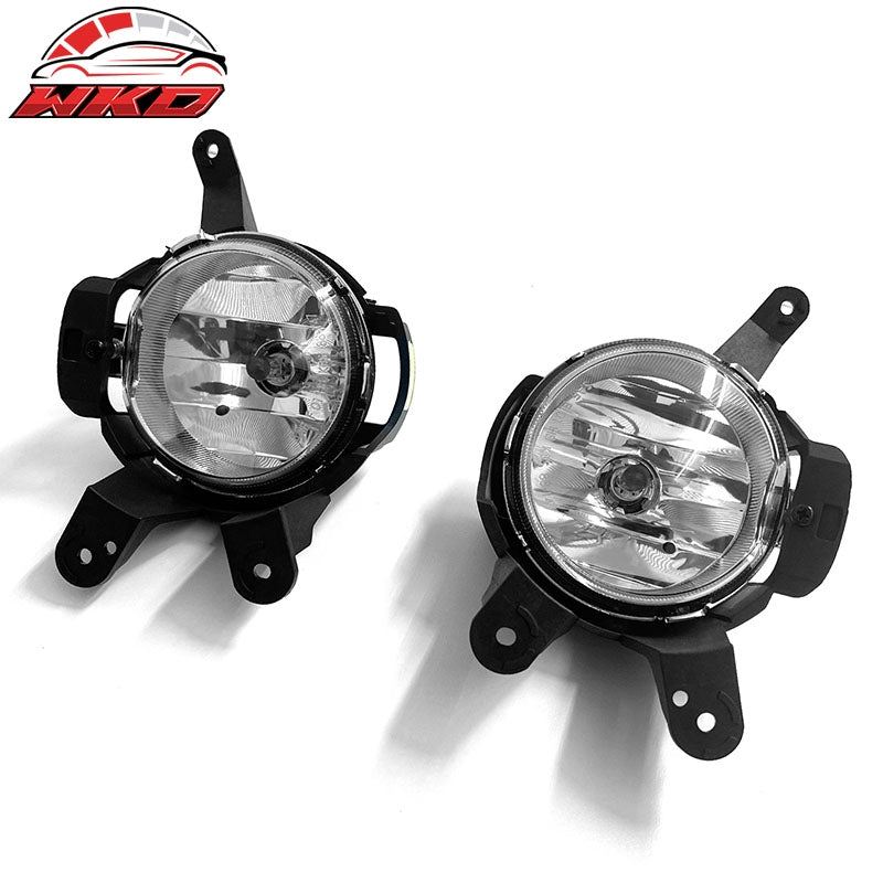 Fits 11-14 Chevrolet Cruze Front Bumper Fog Lights Lamps W/Wiring Clear Lens