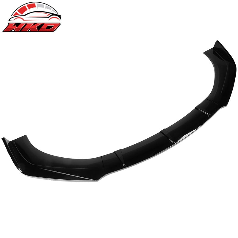 Fits 16-18 Chevrolet Cruze Front Bumper Lip Spoiler 3PC PP Splitter Gloss Black
