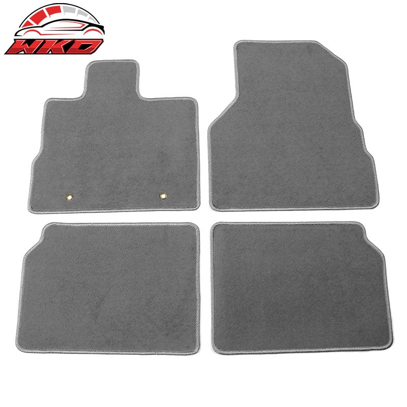 Wholesale 10-17 Chevrolet Equinox Floor Mats Liner Front Rear Nylon Grey Carpets 4PC