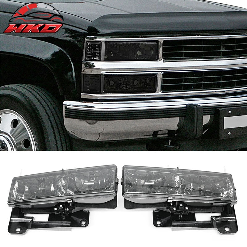 Wholesale 88-99 Chevrolet/GMC C/K 1500/2500/3500 Blazer Front Headlights W/Smoke Lens