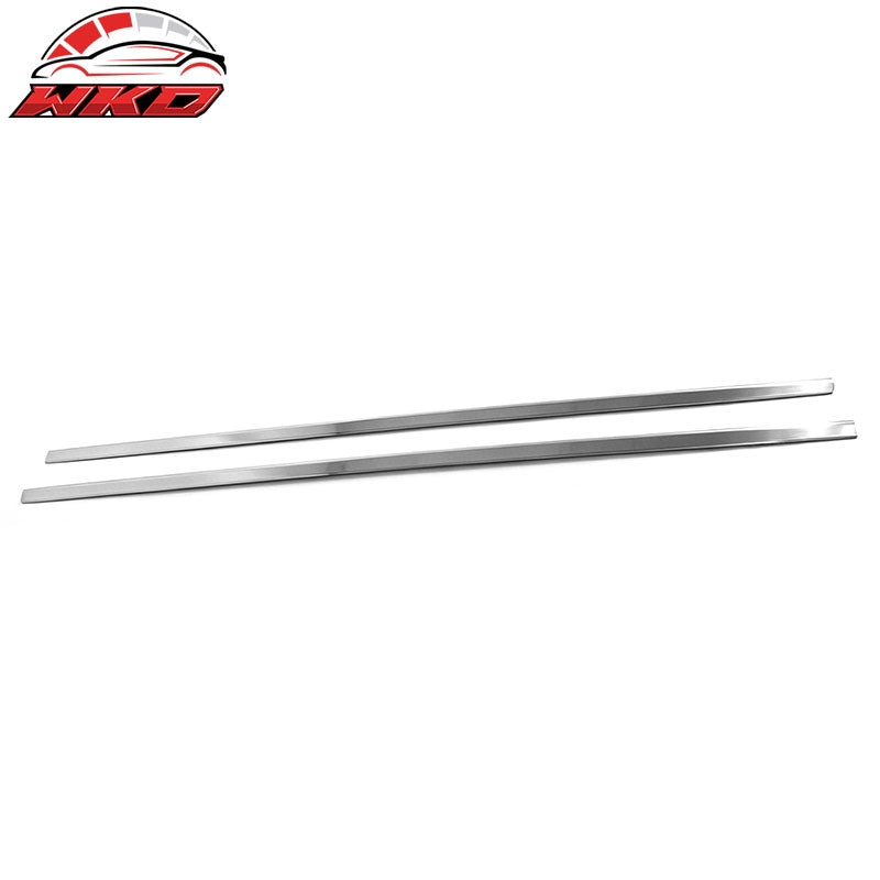 Fits 88-00 Chevrolet GMC C/K Window Belt Molding Trim Stainless Steel 2PCS Set