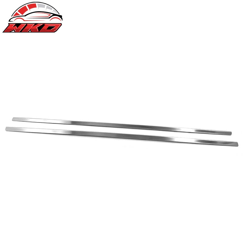 Fits 88-00 Chevrolet GMC C/K Window Belt Molding Trim Stainless Steel 2PCS Set