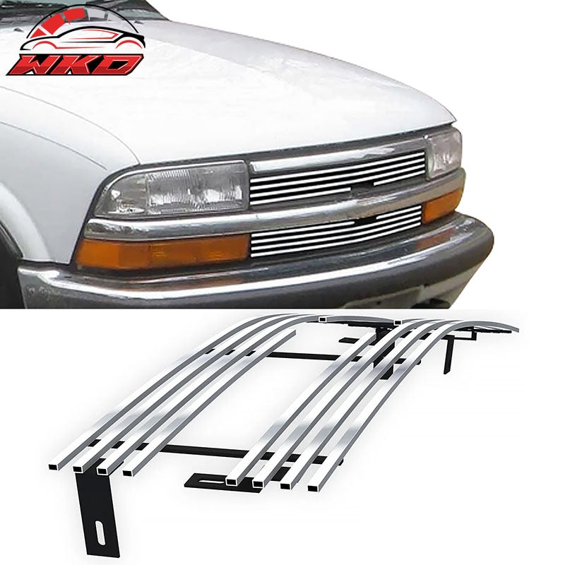 Wholesale 1998-2002 Chevrolet S10 Front Bumper Upper Billet Grille Insert Chrome