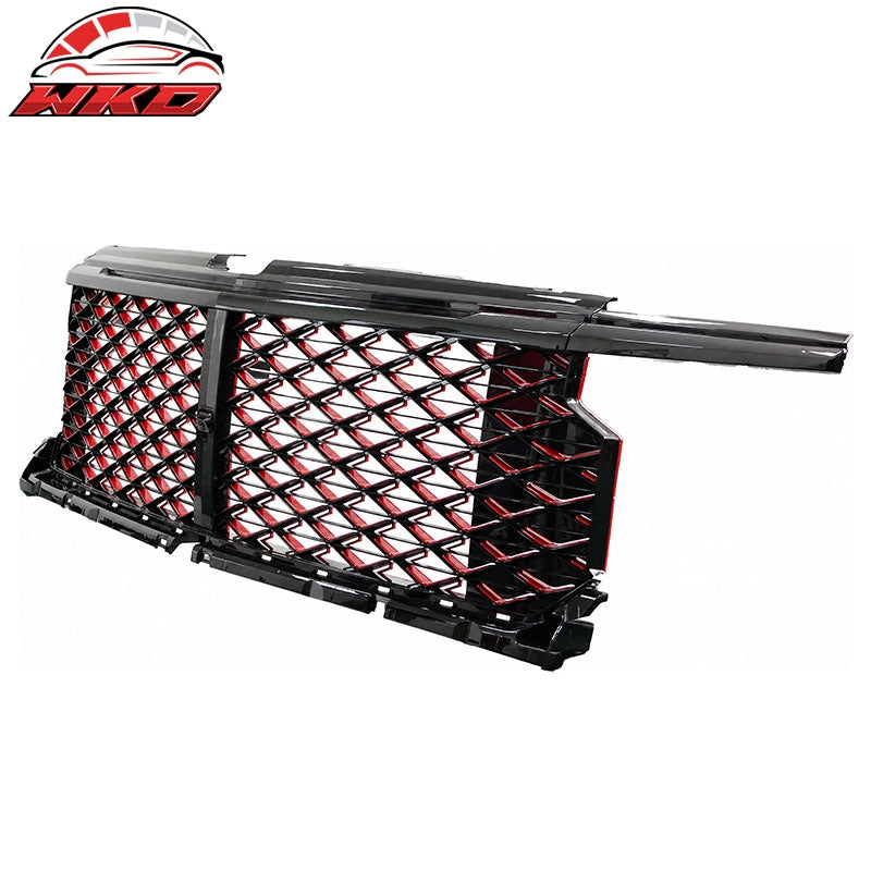 Fits 22-24 Chevrolet Silverado 1500 Bently Style Front Bumper Upper Mesh Grille