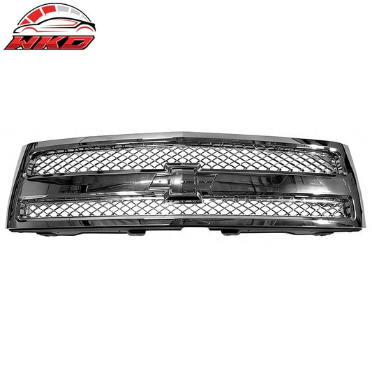 Wholesale 2007-2013 Chevrolet Silverado 1500 OE Style Front Upper Mesh Grille Chrome - Wikond Auto