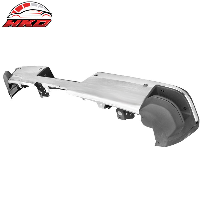 Fits 14-19 Chevrolet Silverado + GMC Sierra 1500 Rear Step Bumper W/Sensor Holes