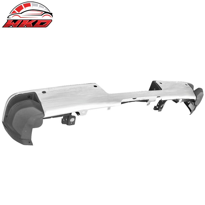Fits 14-19 Chevrolet Silverado + GMC Sierra 1500 Rear Step Bumper W/Sensor Holes