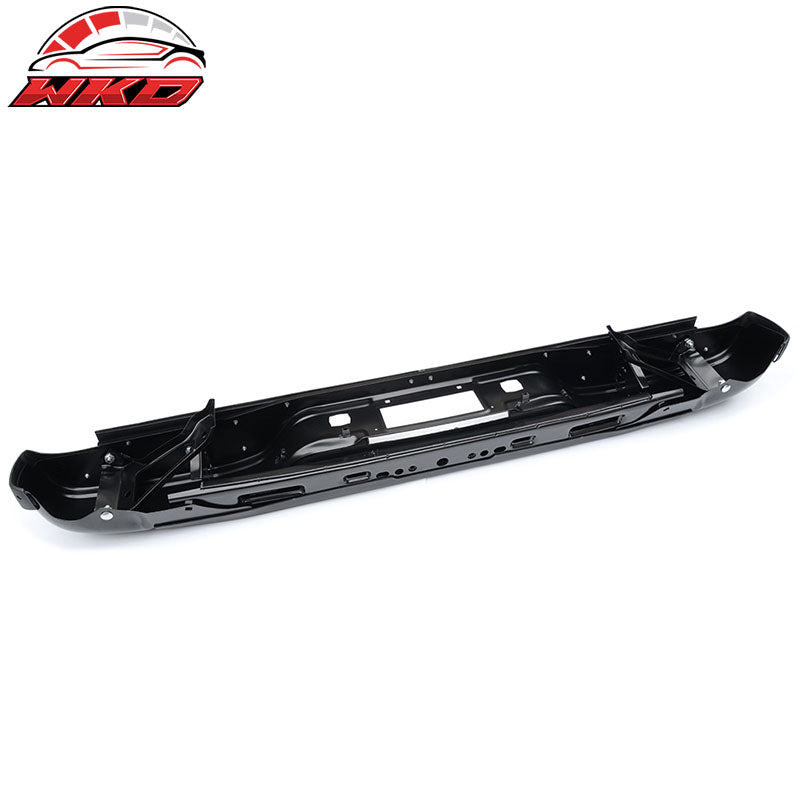 Fits 99-06 Silverado Sierra Fleetside Styleside Rear Step Bumper Black w/ Light