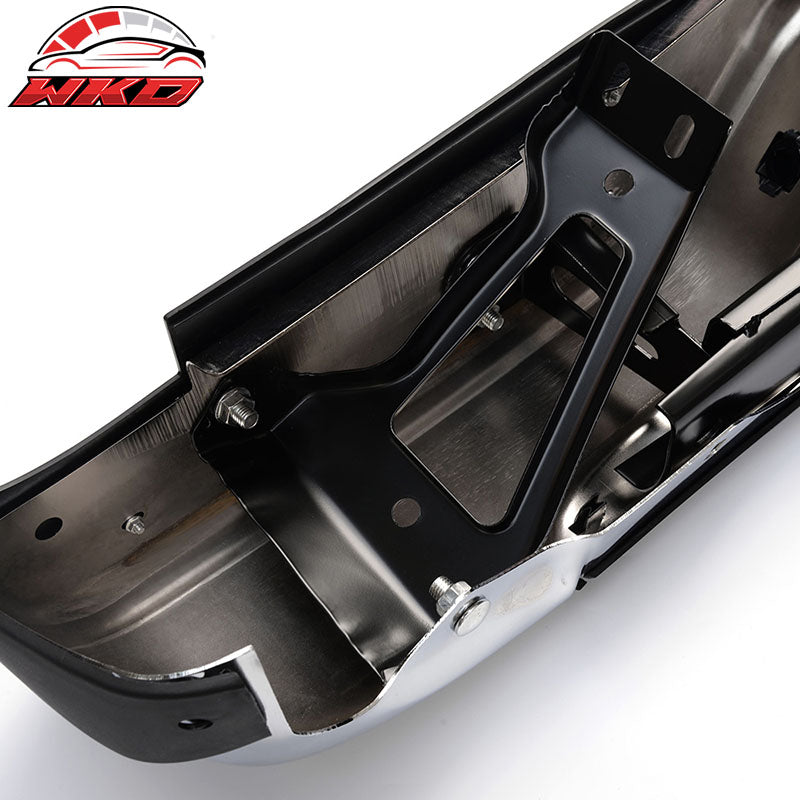 Fits 99-06 Silverado Sierra Fleetside/Styleside Complete Rear Step Bumper Chrome