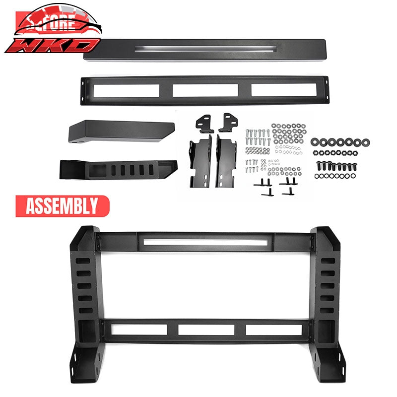Fits 07-19 Chevrolet Silverado GMC Sierra 1500 Bull Bar Push Bumper Grille Guard